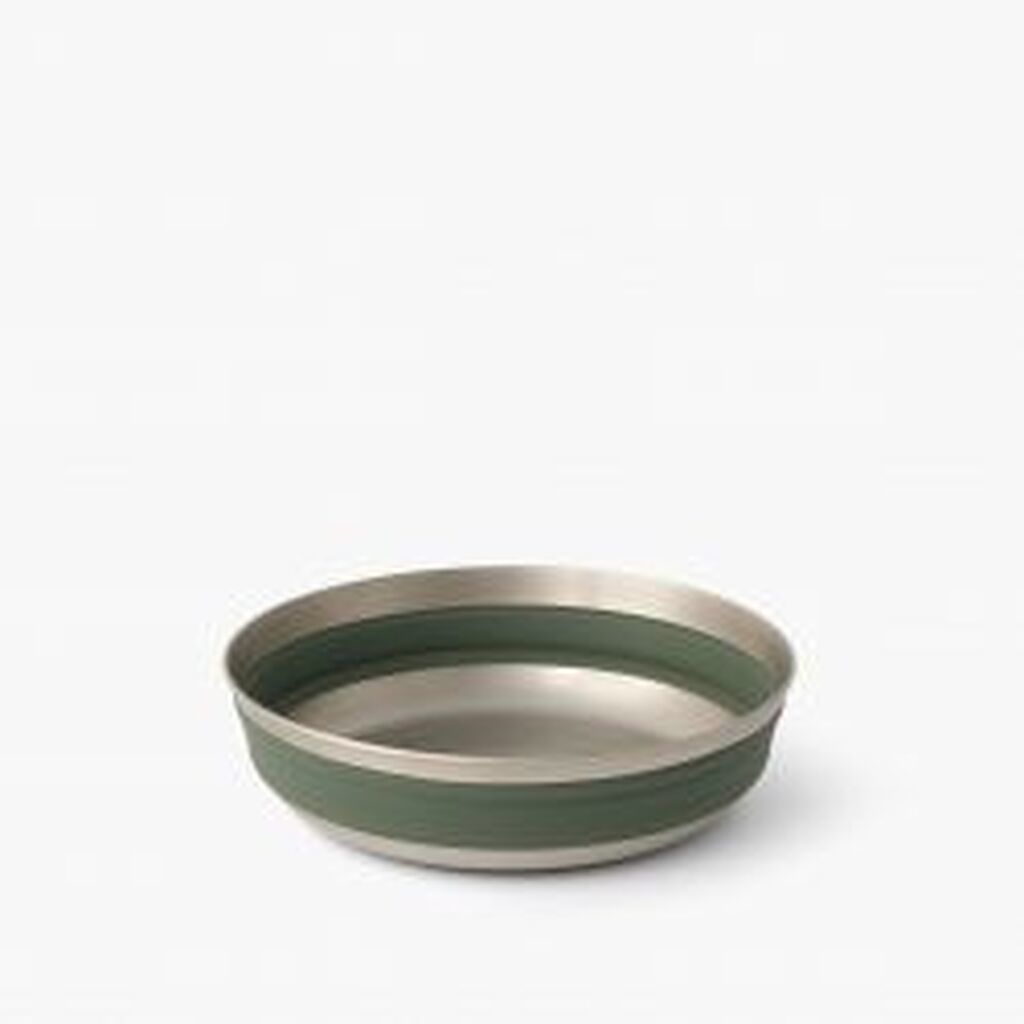 Sea To Summit Detour Stainless Steel Collapsible Bowl - L Laurel Wreath - Skål