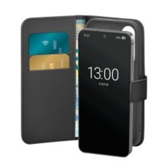 Puro Samsung Galaxy S25+ Wallet Case, 2 Card Slots, Black