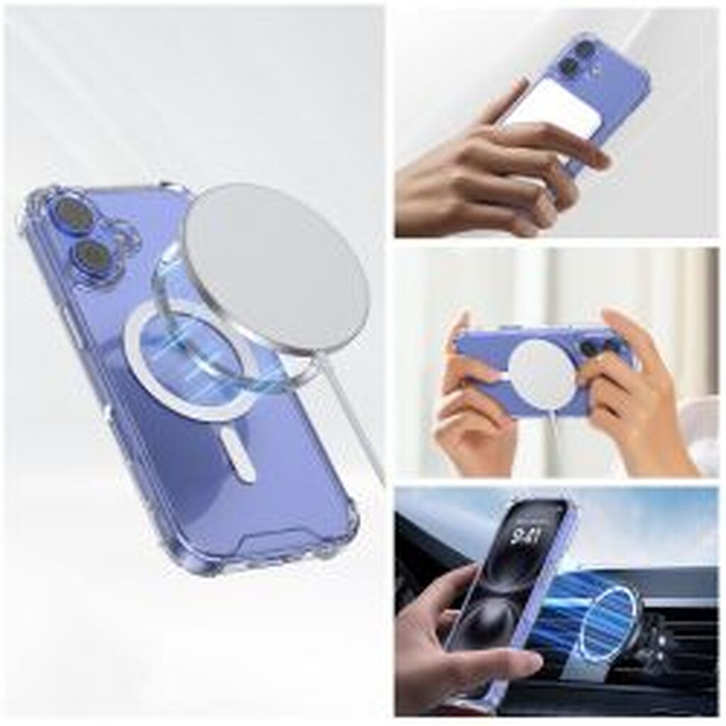 4smarts Iphone 17 Hybrid Case Ibiza, Magsafe Compatible, Transparent