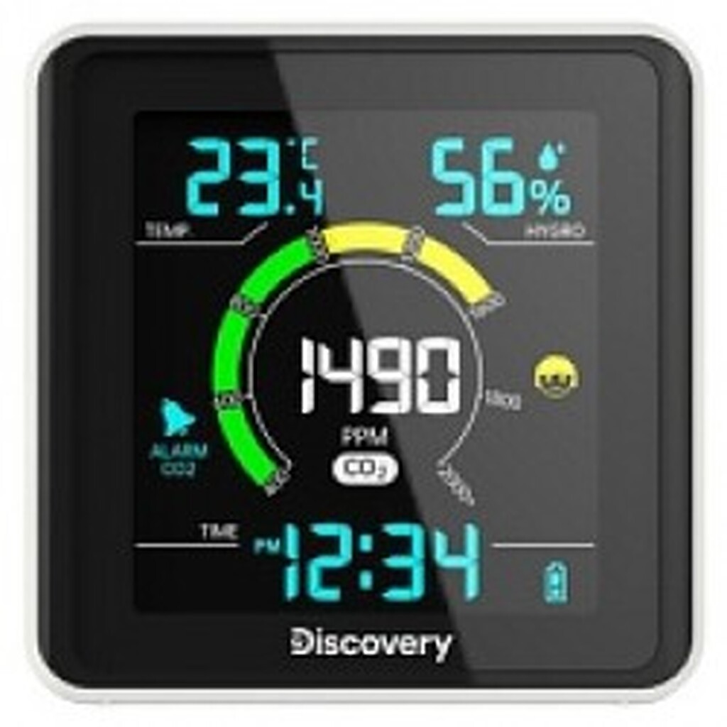 Discovery Report Wa40 Weather Station With Co2 Monitor - Vejrstation