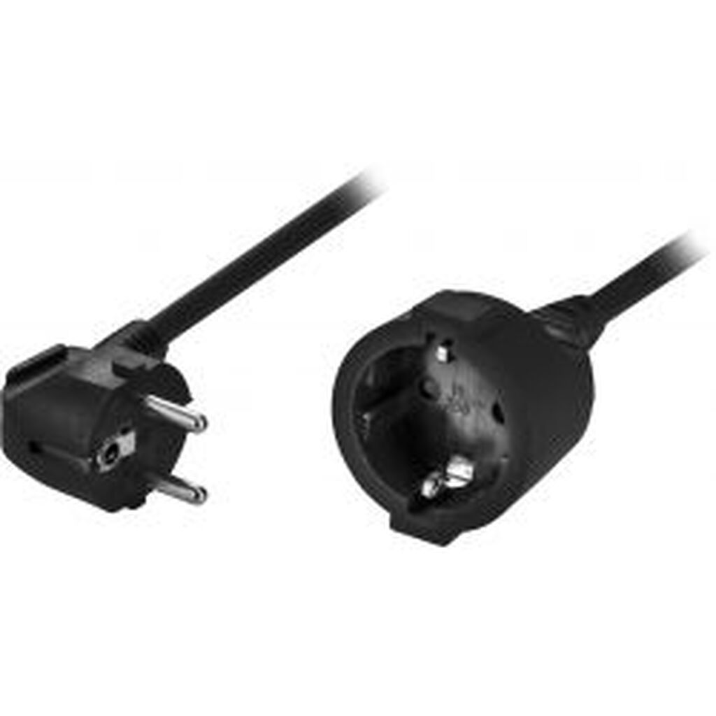Deltaco Earthed Extension Cable Angled Cee 7/7 Â 3m