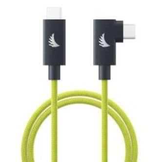 Angelbird Cable I USB-C 4.0 I Solid Flex Cable Right-Angle I Lime I 1 m