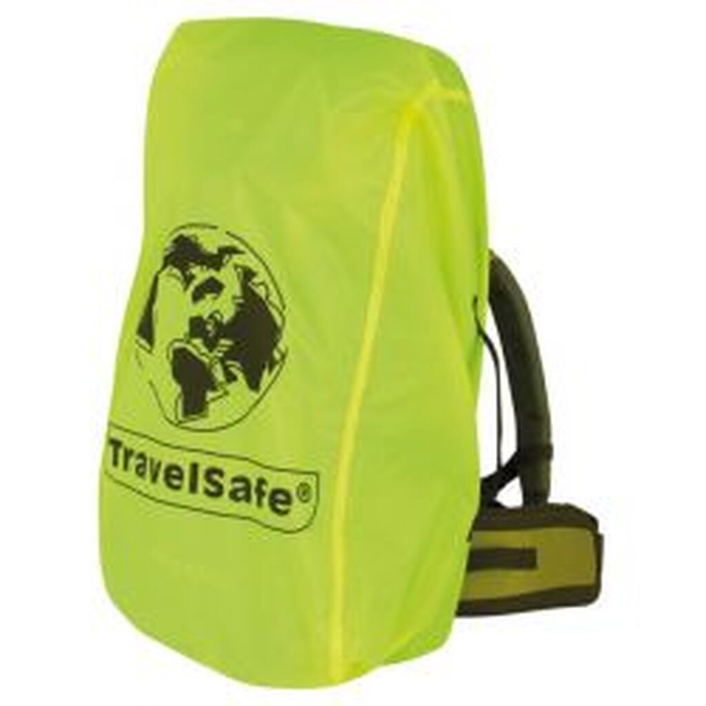 Travelsafe Rain/flight Cover L &gt; 55 Ltr. - Fluo Yellow - Str. L - Tilbehør til tasker