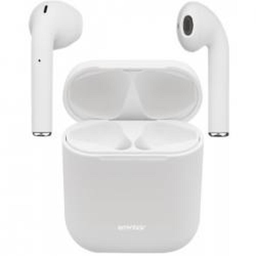 Essentials True Wireless Stereo Semi-in-ear øretelefoner, Mat Hvid - Høretelefon