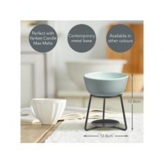 Yankee Candle Pebble- Melt Warmer - Spa Blue - Lugtfjerner