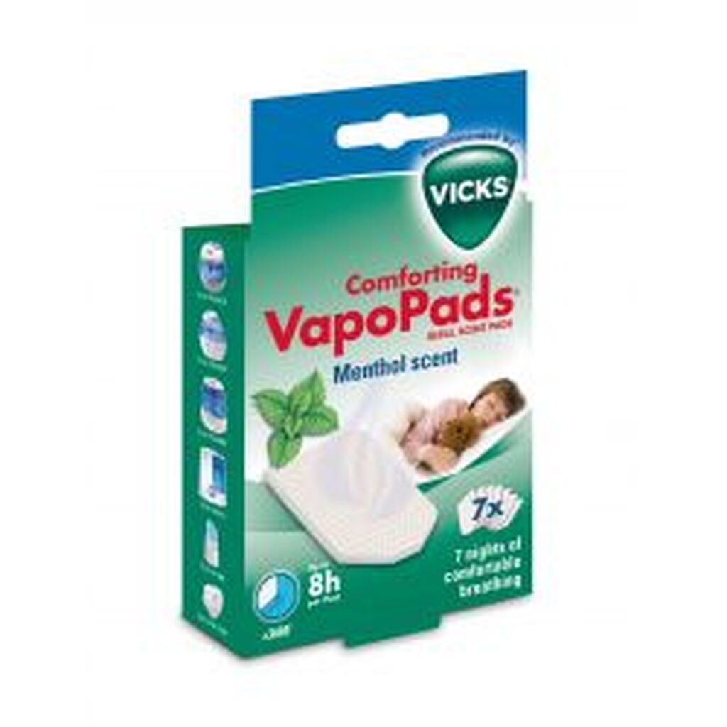 Vicks Vapopads, Klassisk Mentol, 7 Duft Pads