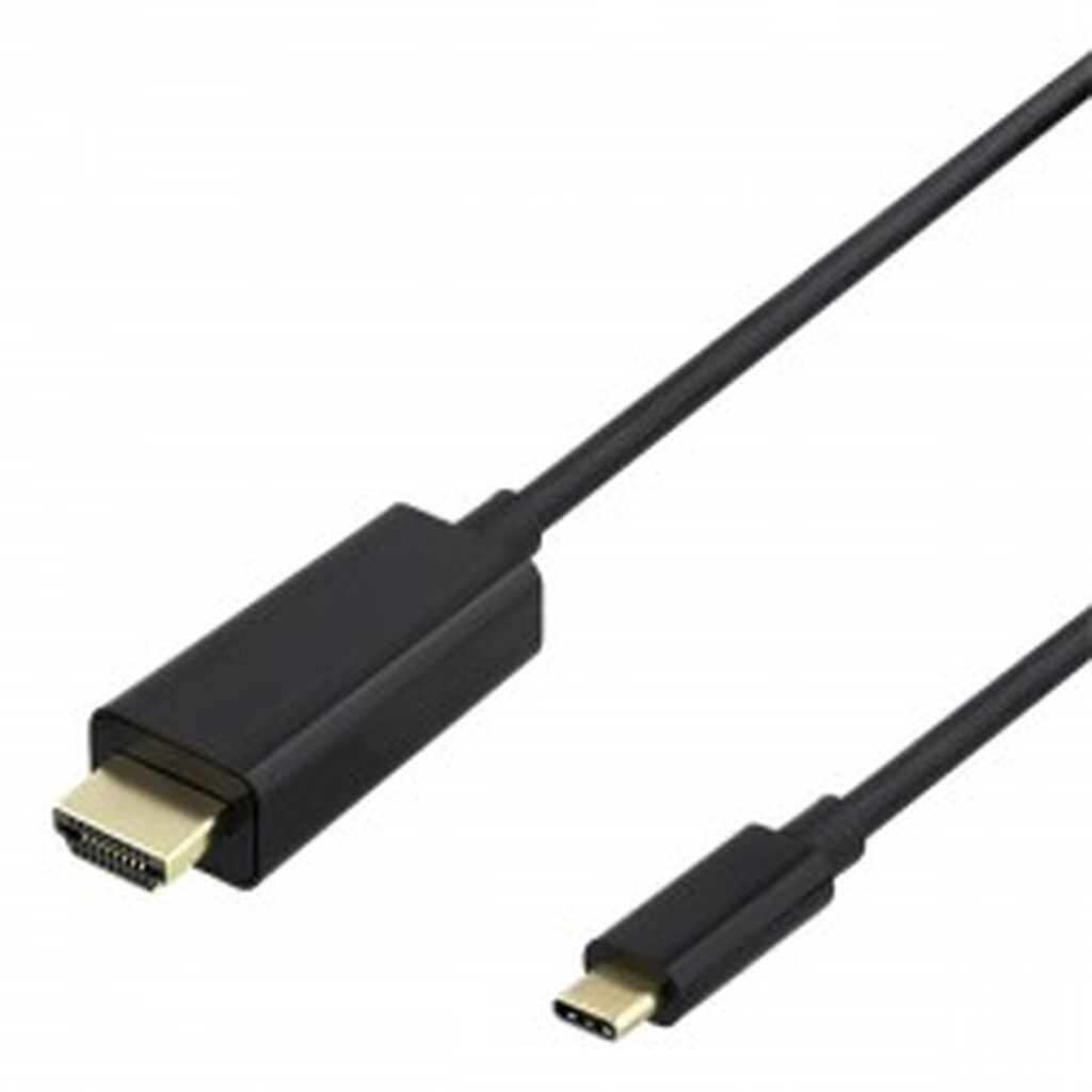 Deltaco Usb-c To Hdmi Cable, 4k60hz, 3m, Black - Kabel