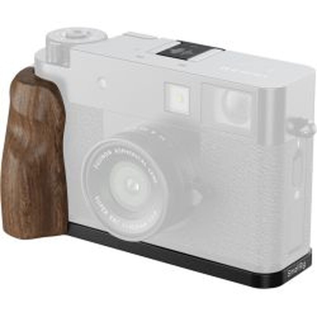 SmallRig 5224 L-Shaped Mount Plate with Wooden Handle for FUJIFILM X half Black
