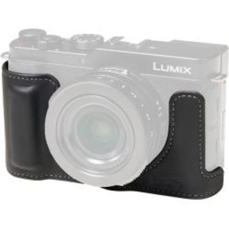 SmallRig 5698 Leather Half Case for Panasonic LUMIX L10 Black - Support rigs & cages
