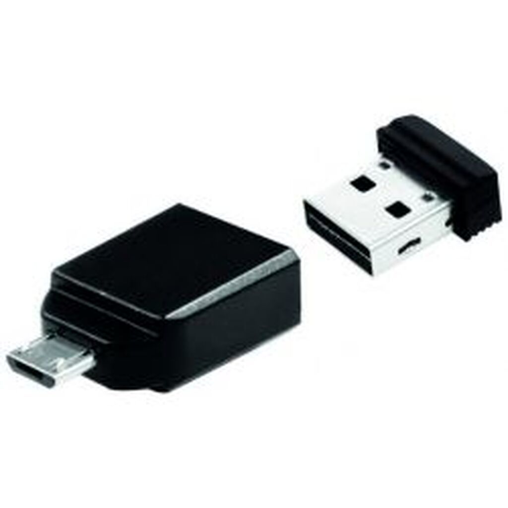 Verbatim Store'n'go Nano Usb Drive 32gb + Otg Adapter