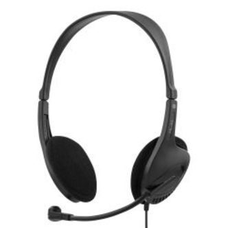 Deltaco Headset, Surface-mounted, Volume Control On The Cable, 2 X 3 - Headset