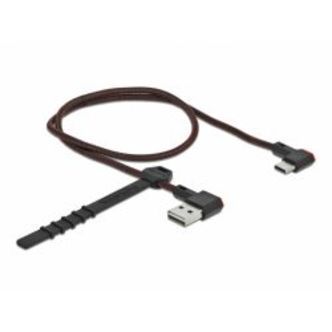 Delock Easy-usb 2.0 Cable Type-a To Usb Type-c Angled 0,5m