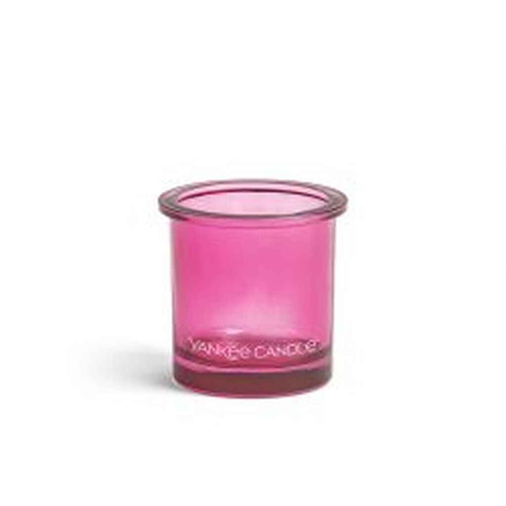 Yankee Candle Tealight Votive holder Pink glass - Lysestage