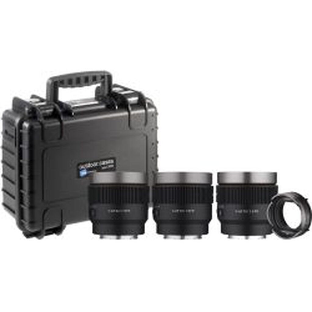 Samyang V-AF lens Kit with MF Adapter and Hardcase