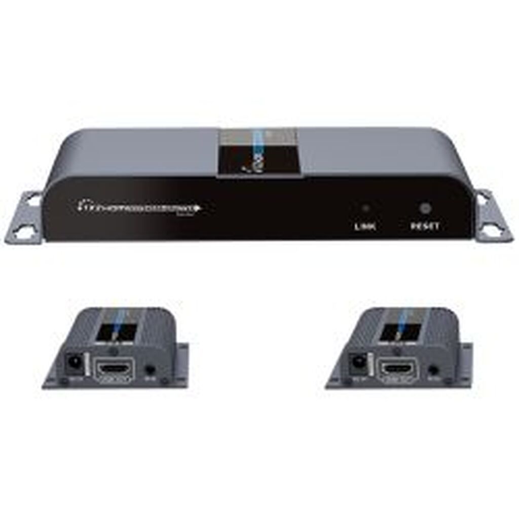 Deltacoimp 1x2 Hdmi Extender Splitter Over Cat6/6a/7 40m Ir Pass-back