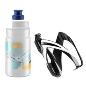 Elite Kit CEO Black Glossy +Bottle Jet 350ml Clear Log Bl - Flaskeholder