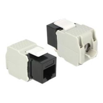 Delock Keystone Module Rj45 Jack &gt; Lsa Cat.6 Utp Black
