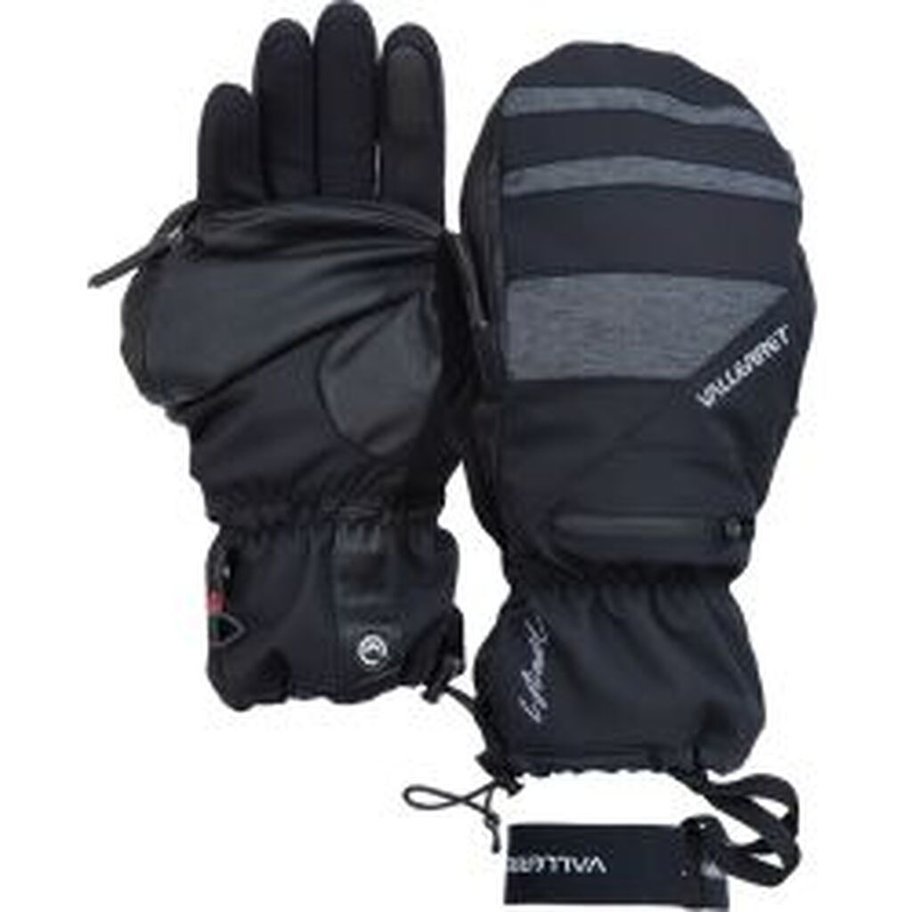 Vallerret Skadi Zipper Mitt LRS: Black XXL
