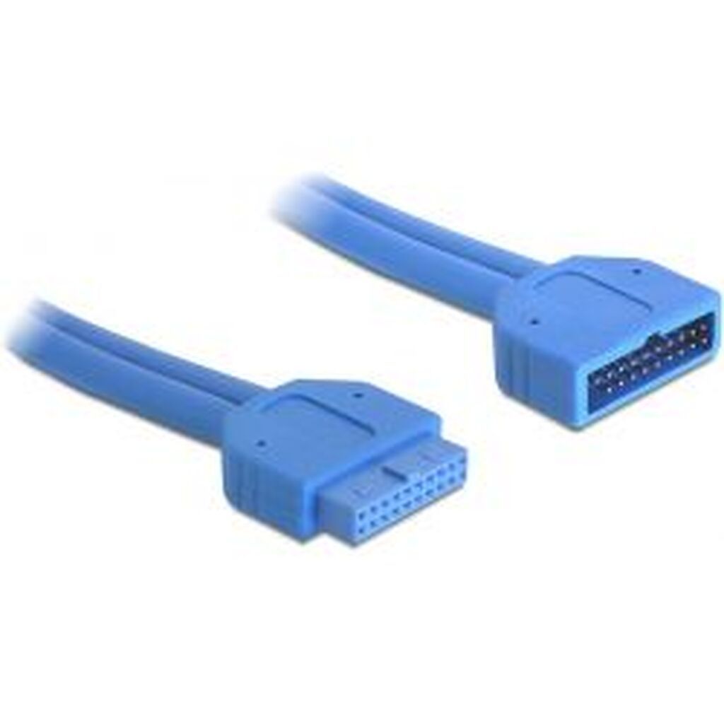 Delock Intern Extension Cable For Usb 3.0, Idc20 Ma - Fe, 0.45m, Bl
