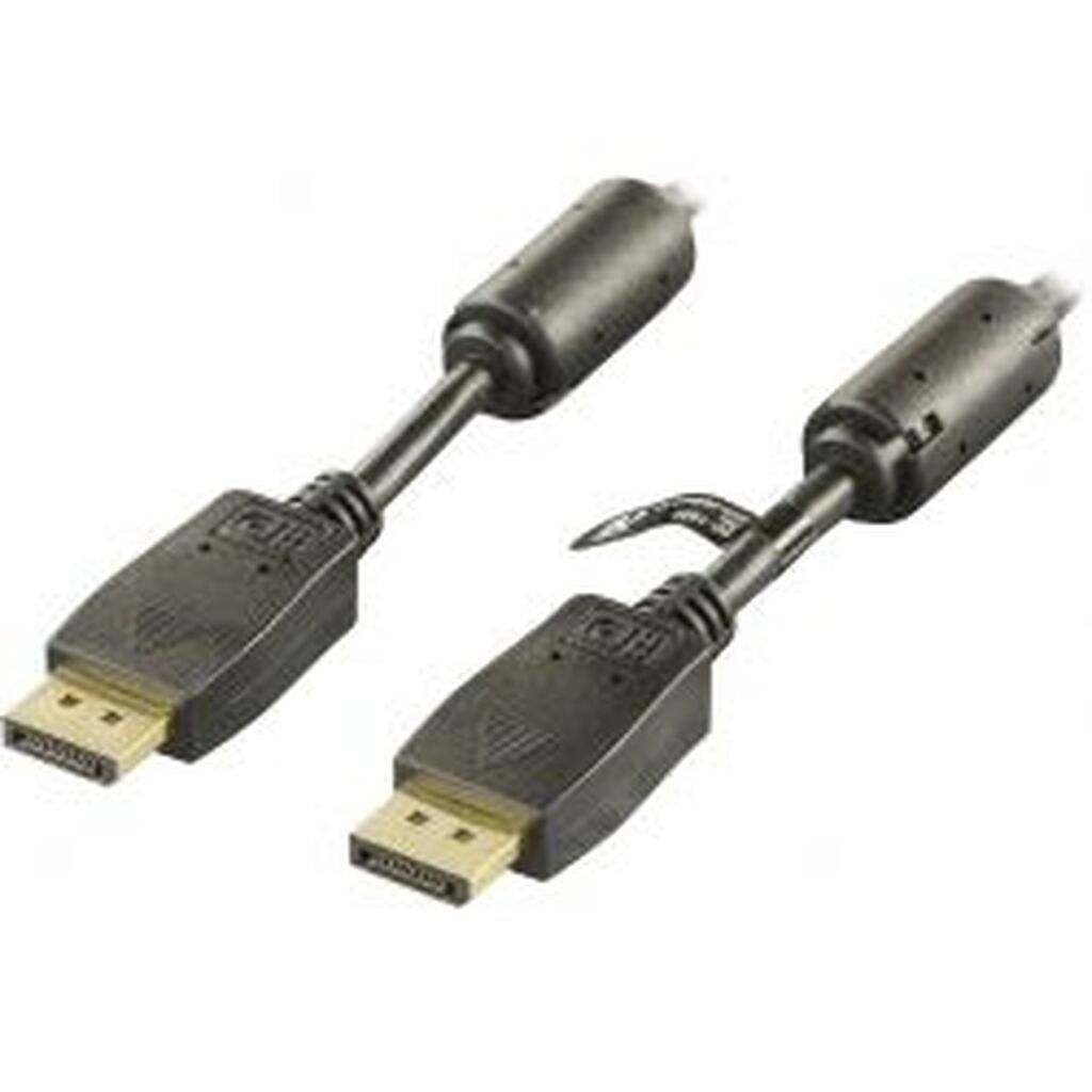 Deltaco Displayport Cable, Ultra Hd @60hz, 21.6 Gb/s, 5m, Black