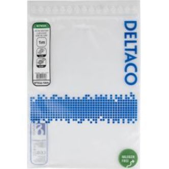 Deltaco Os2 Fiber Cable, Lc - Sc, Duplex, Apc/apc, 1,0m