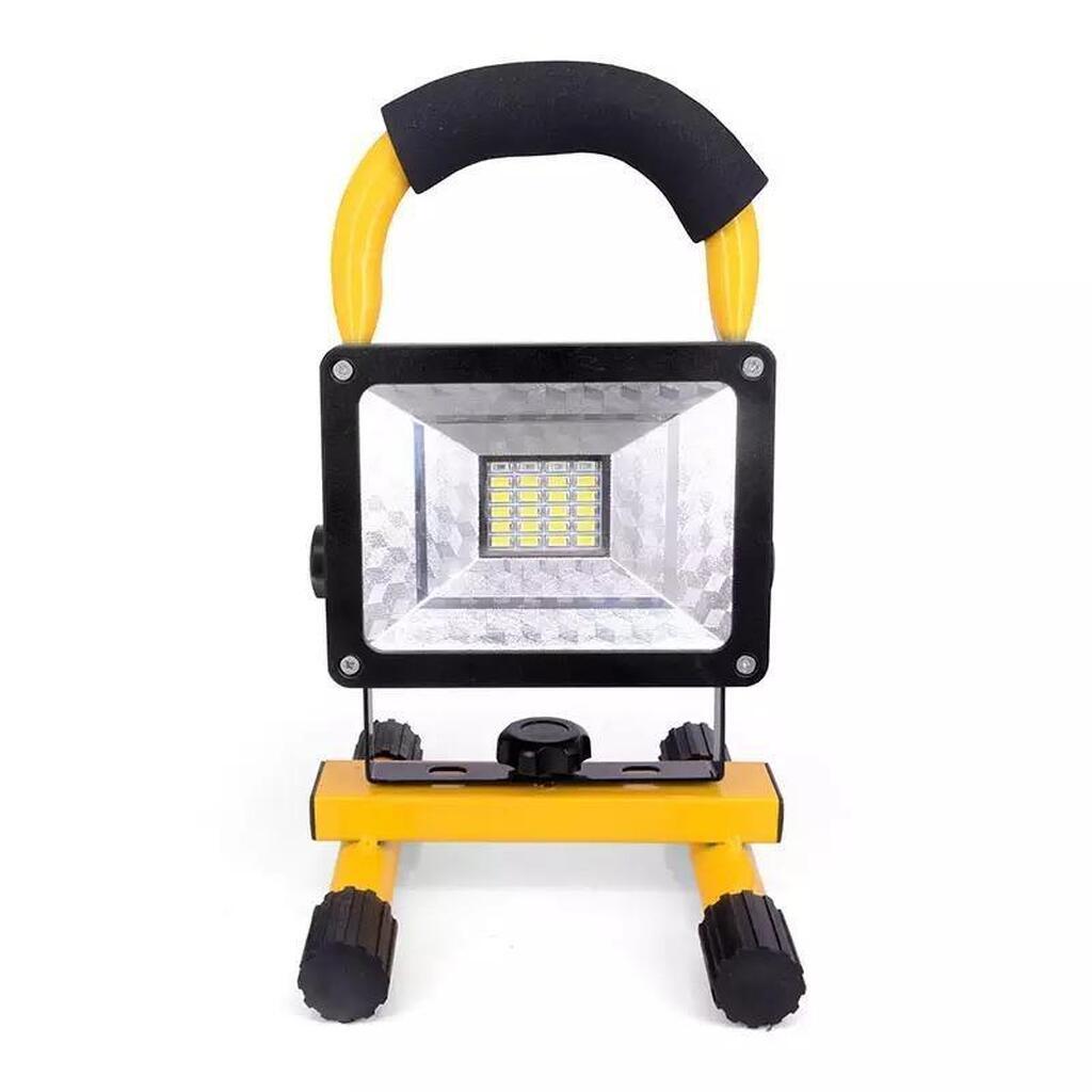 LED 50W Udendørs projektør/arbejdslampe (batteridrevet/strøm)