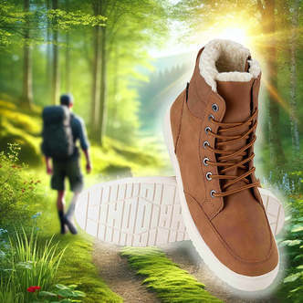 Vandrestøvler til mænd med bomuldsforing  -  varme, komfort og stabilitet - 45