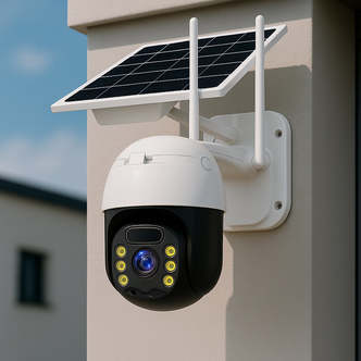 Trådløst Overvågningskamera - solcelledrevet - 2K full HD