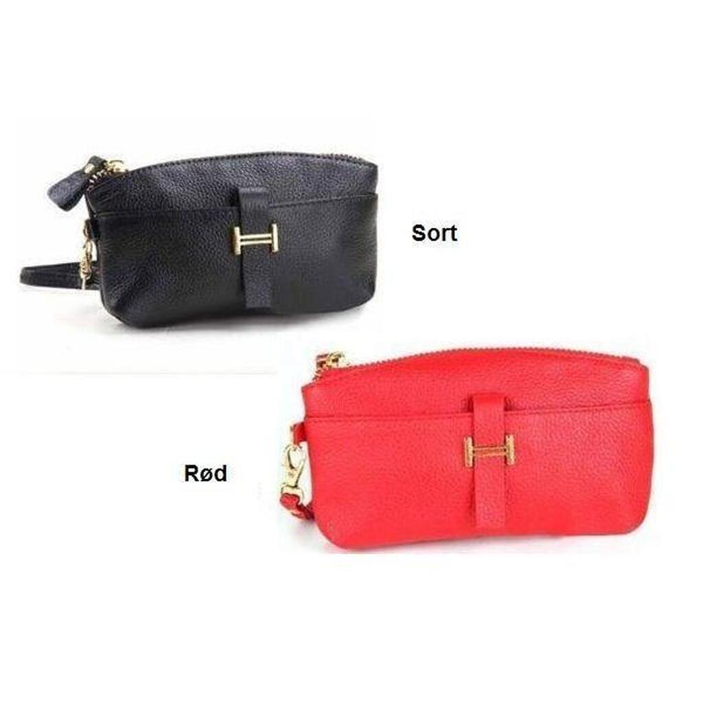 Trendy Clutch i PU læder - Koral