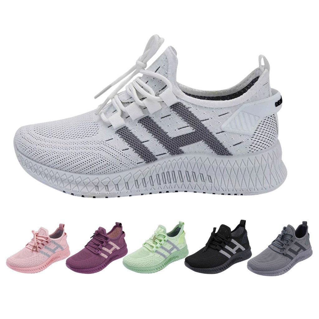 Løbesko/Sneakers til kvinder, åndbare og med optimal støddæmpning - Sort / 39