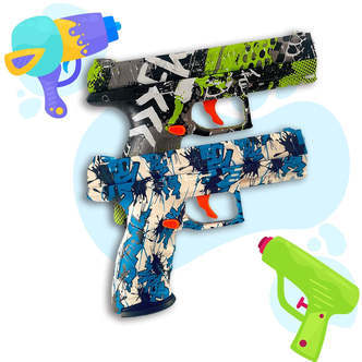 Gel Blaster Beretta - inkl. gelékugler - rækkevidde på 18+ meter - - Grøn