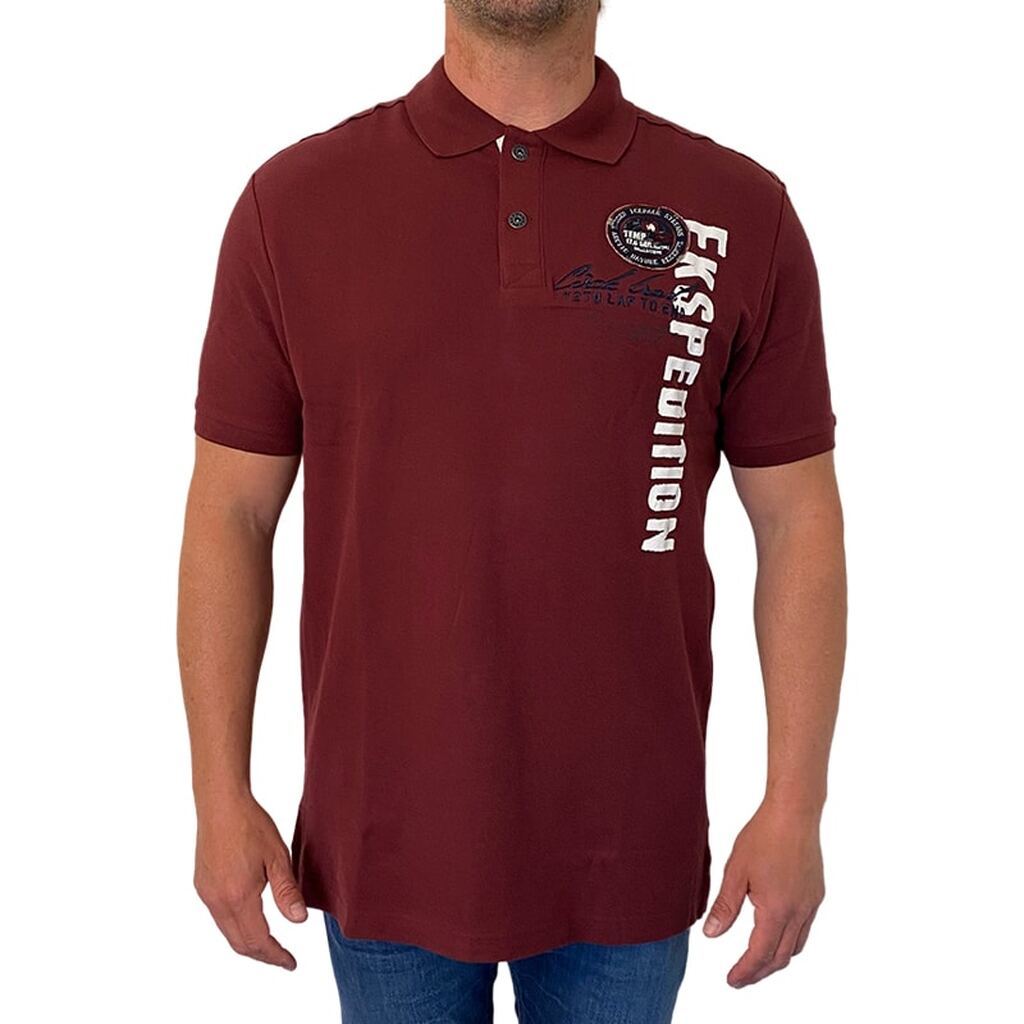 Polo Ving fra Vinson Camp i Tawny Port Rød - Medium