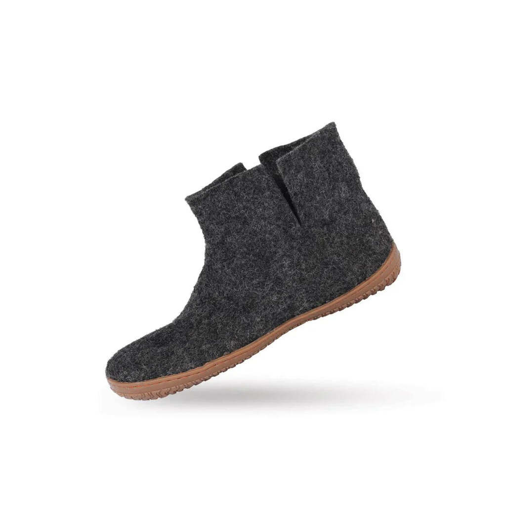 Uldstøvle (100% ren uld) m/Gummisål  - Dansk Design fra SHUS - koks / 42