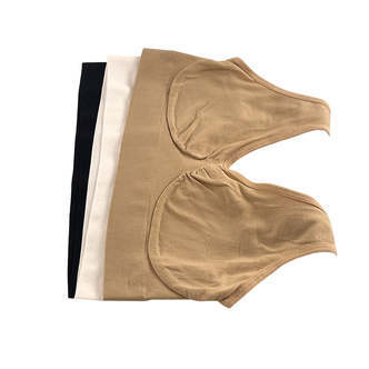 Ahh Bra - pakke med 5 stk. sømløs bh (fås i flere forskellige farver) - sort (2 stk) - hvid (2 stk) - beige(1 stk) / EU 3XL