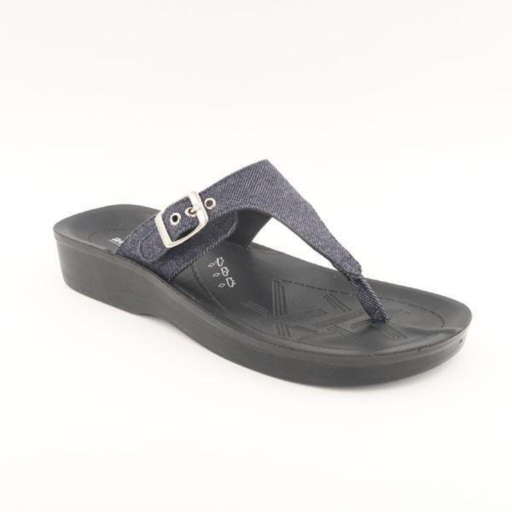 Sandaler Aerosoft model Blue Canvas m/tåsplit - 36