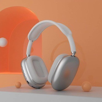 Bluetooth Headset P9 (Sølv og Sort) - Sort