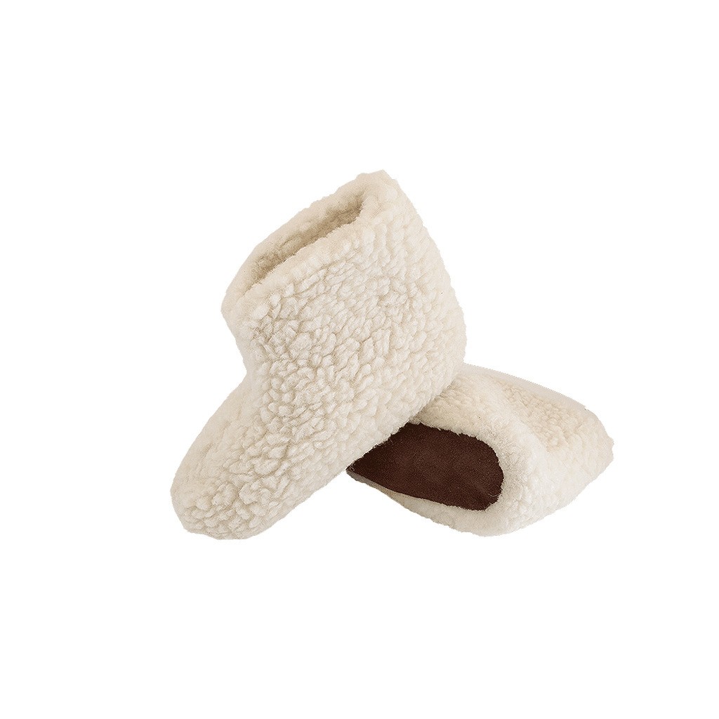 Fluffy Uldstøvle (100% ren uld) - Model Hvid - Dansk Design fra SHUS - 37