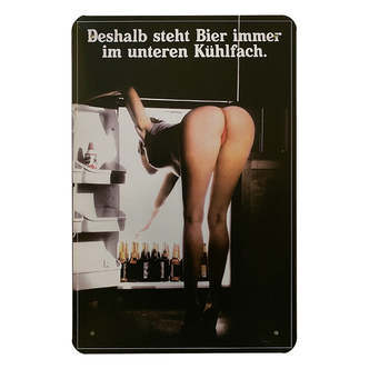 Metalskilt - Deshalb