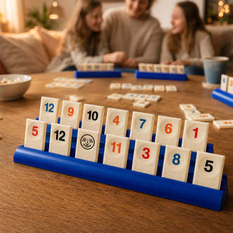 Rummikub  -  klassisk familiespil med tal, taktik og strategi 2-4 spillere