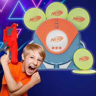 Nerf Elite Shot Disc Launcher (Kan også bruges til Gel Blasters)