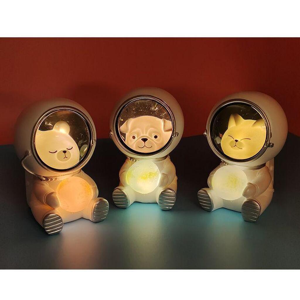 LED Astronaut natlys med dyr - Bjørn