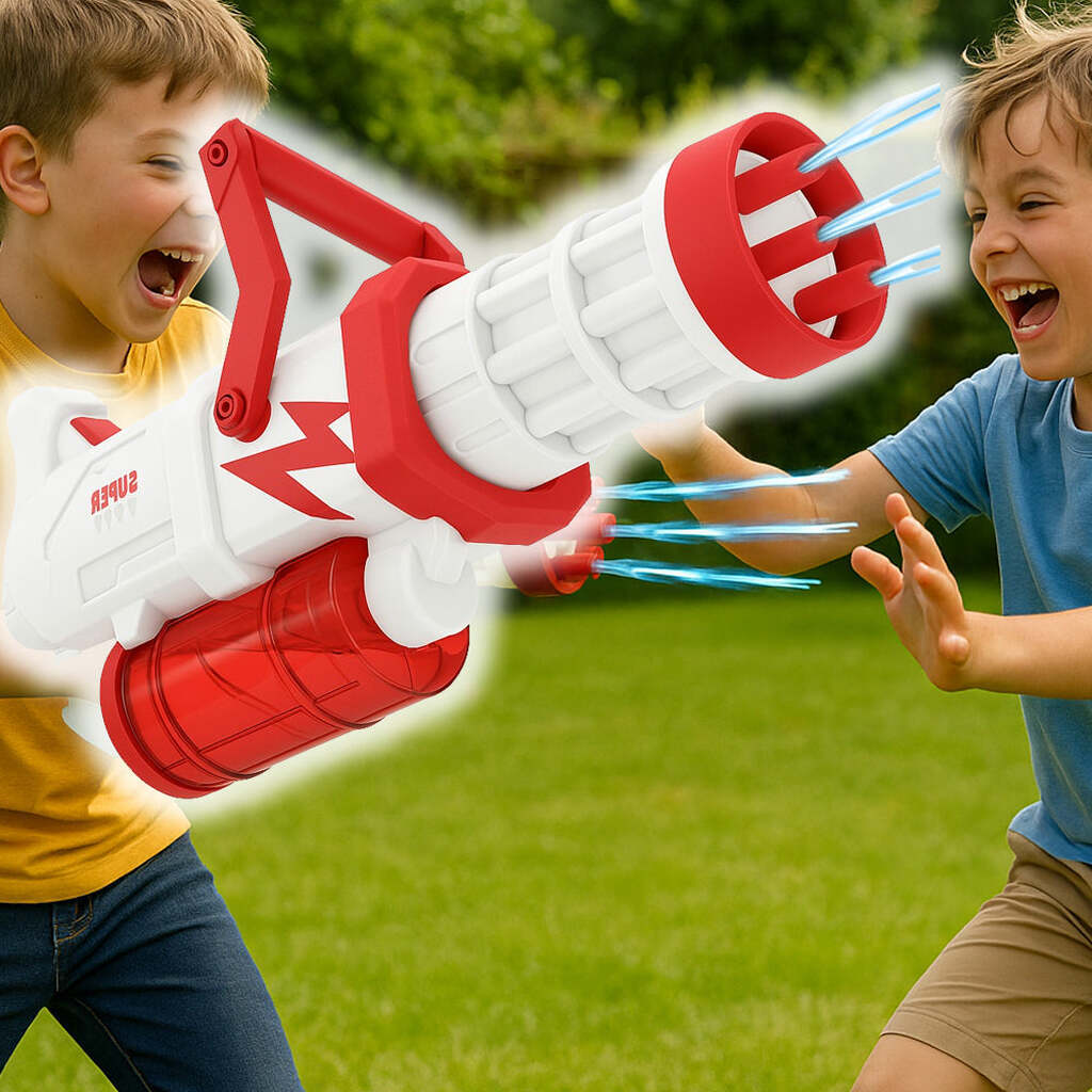 Elektrisk Vandpistol  -  GATLING S308C-A  -  med Stor Kapacitet