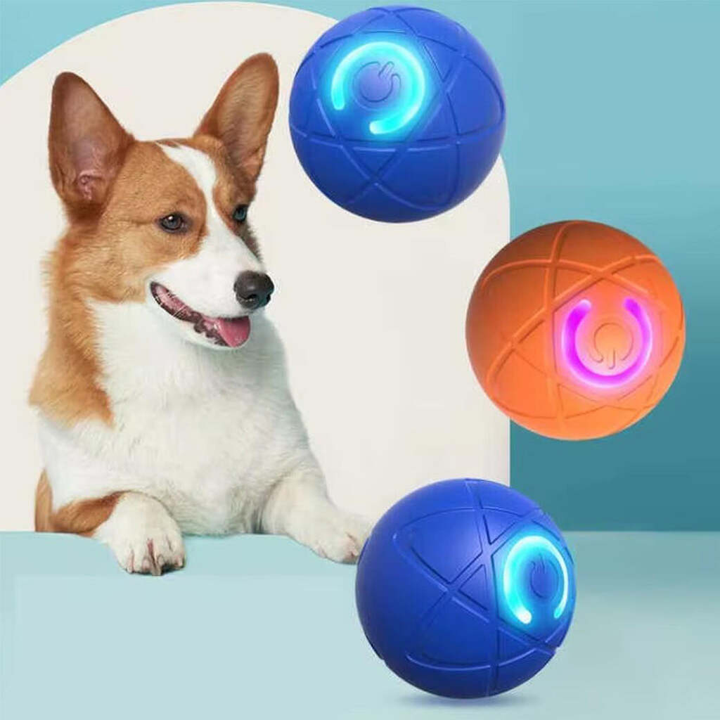 Interaktiv Automatisk Bold til Hunde og Katte - Blå
