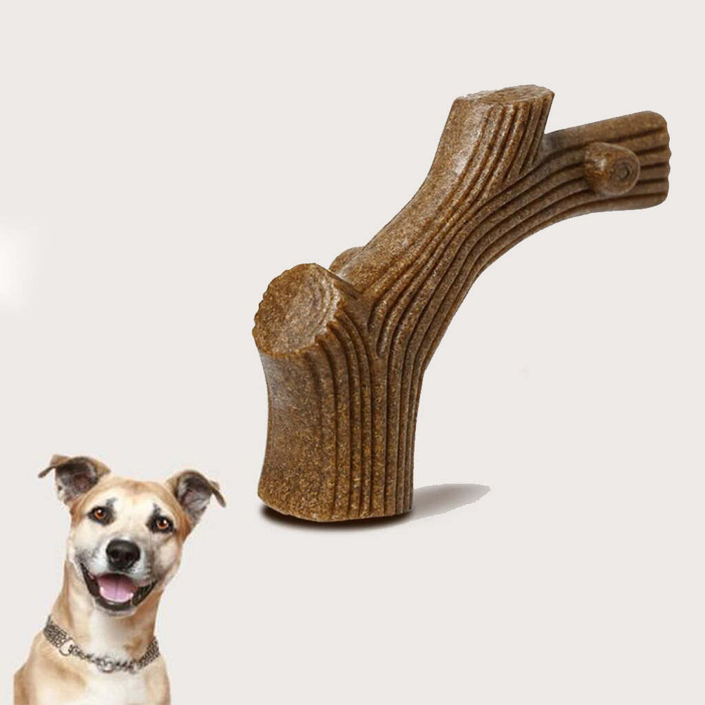 Hundetyggeben med oksekødssmag  -  robust og tandrensende