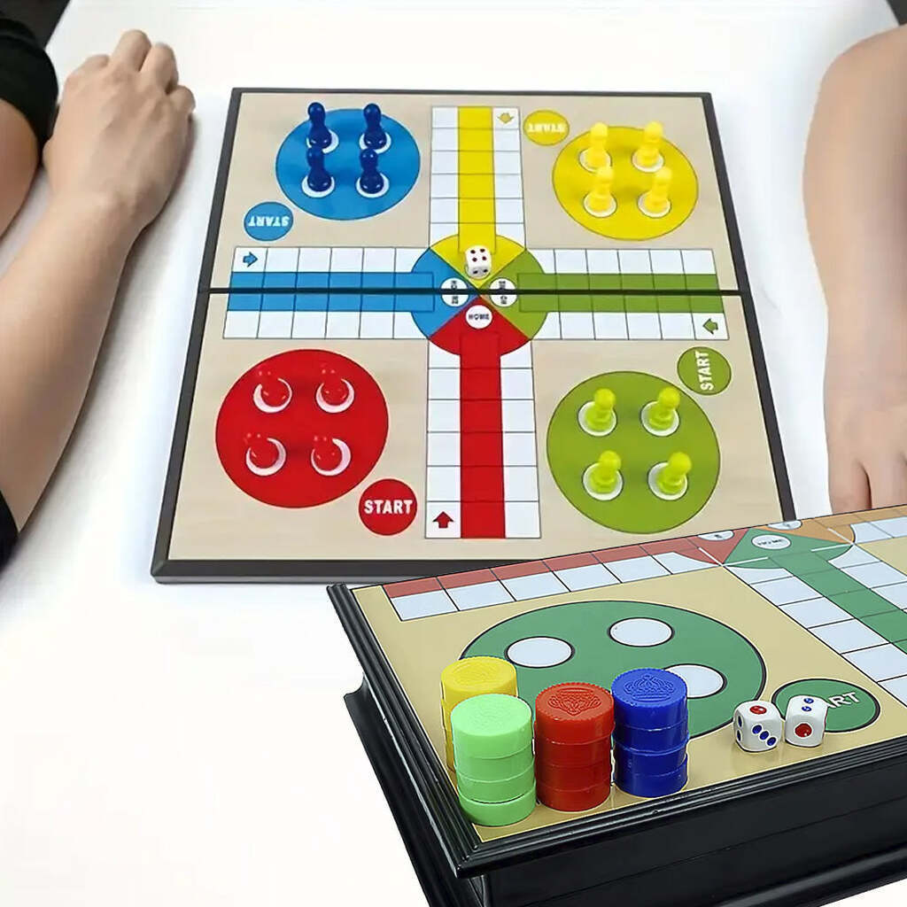 Familiespillet Ludo  -  Perfekt til rejser og hjemmebrug