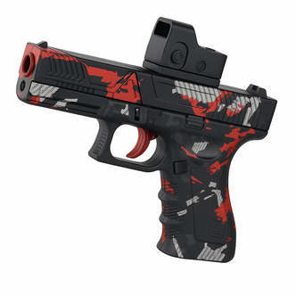 Gel Blaster Pistol inkl. gelkugler - Rød