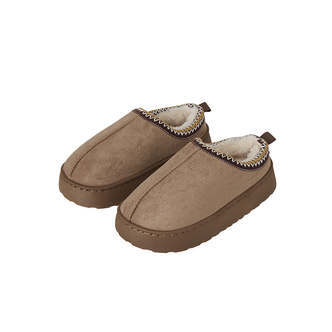 Hjemmesko  -  bløde, varme & luksuriøse (Brun & Beige) - Beige / EU 38/39