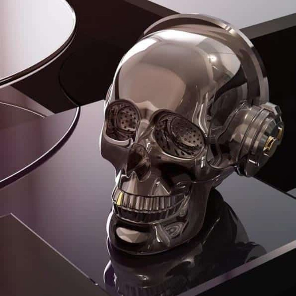 OneDer Skull Bluetooth Højtaler - rød