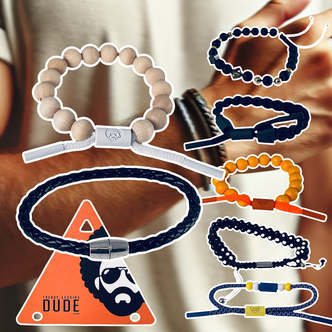 Armbånd til mænd  -  unikke designs fra "Trendy Looking Dude" - Model 01