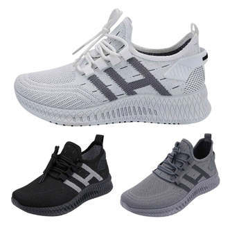 Løbesko/Sneakers til mænd, åndbare og stødabsorberende - Sort / 41